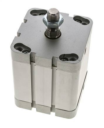 ISO 21287 Compacte Dubbelwerkende Cilinder 80-60mm - Magnetisch - Mannelijke Stang
