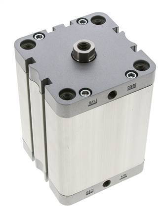 ISO 21287 Compacte Dubbelwerkende Cilinder 80-80mm - Magnetisch