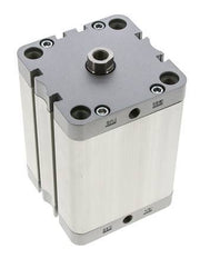 ISO 21287 Compacte Dubbelwerkende Cilinder 80-80mm - Magnetisch