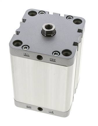 ISO 21287 Compacte Dubbelwerkende Cilinder 80-80mm - Magnetisch