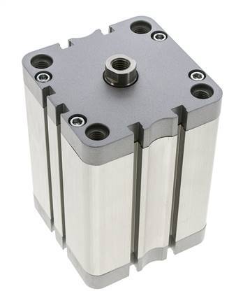 ISO 21287 Compacte Dubbelwerkende Cilinder 80-80mm - Magnetisch
