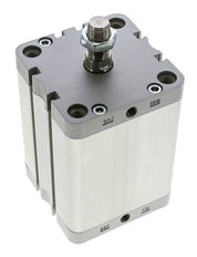 ISO 21287 Compacte Dubbelwerkende Cilinder 80-80mm - Magnetisch - Mannelijke Stang