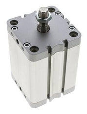 ISO 21287 Compacte Dubbelwerkende Cilinder 80-80mm - Magnetisch - Mannelijke Stang
