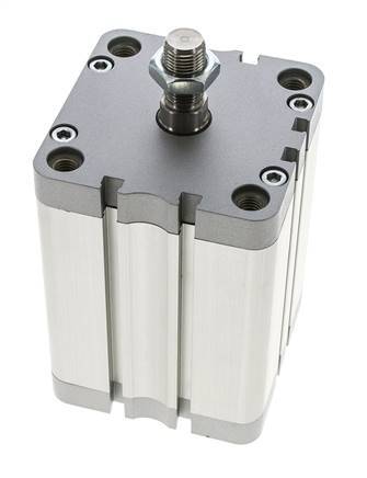 ISO 21287 Compacte Dubbelwerkende Cilinder 80-80mm - Magnetisch - Mannelijke Stang