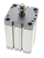 ISO 21287 Compacte Dubbelwerkende Cilinder 80-80mm - Magnetisch - Mannelijke Stang