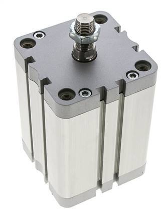 ISO 21287 Compacte Dubbelwerkende Cilinder 80-80mm - Magnetisch - Mannelijke Stang