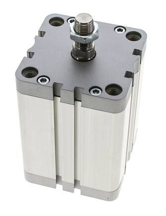 ISO 21287 Compacte Dubbelwerkende Cilinder 80-80mm - Magnetisch - Mannelijke Stang