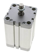 ISO 21287 Compacte Dubbelwerkende Cilinder 80-80mm - Magnetisch - Mannelijke Stang