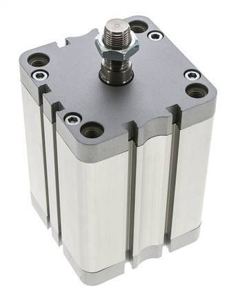 ISO 21287 Compacte Dubbelwerkende Cilinder 80-80mm - Magnetisch - Mannelijke Stang
