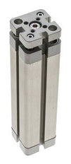 ISO 21287 Compacte Dubbelwerkende Cilinder 20-100mm - Magnetisch - Niet-roterend
