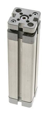 ISO 21287 Compacte Dubbelwerkende Cilinder 20-100mm - Magnetisch - Niet-roterend