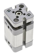 ISO 21287 Compacte Dubbelwerkende Cilinder 20-15mm - Magnetisch - Niet-roterend