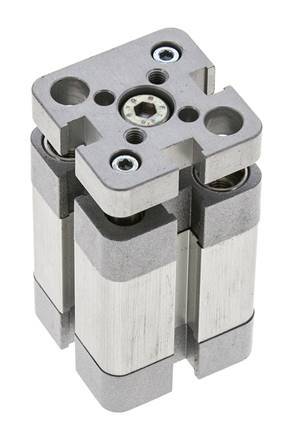 ISO 21287 Compacte Dubbelwerkende Cilinder 20-15mm - Magnetisch - Niet-roterend