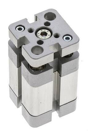 ISO 21287 Compacte Dubbelwerkende Cilinder 20-15mm - Magnetisch - Niet-roterend