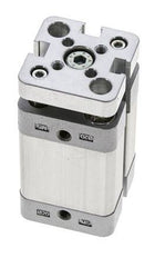 ISO 21287 Compacte Dubbelwerkende Cilinder 20-20mm - Magnetisch - Niet-roterend