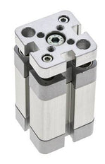 ISO 21287 Compacte Dubbelwerkende Cilinder 20-20mm - Magnetisch - Niet-roterend