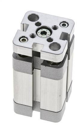 ISO 21287 Compacte Dubbelwerkende Cilinder 20-20mm - Magnetisch - Niet-roterend