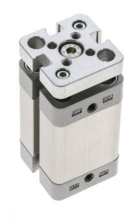 ISO 21287 Compacte Dubbelwerkende Cilinder 20-25mm - Magnetisch - Niet-roterend