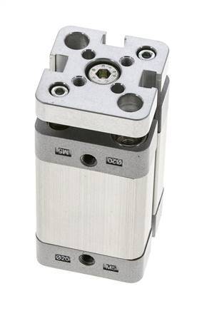 ISO 21287 Compacte Dubbelwerkende Cilinder 20-25mm - Magnetisch - Niet-roterend