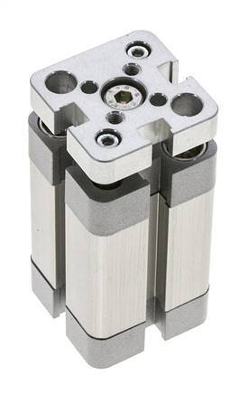 ISO 21287 Compacte Dubbelwerkende Cilinder 20-25mm - Magnetisch - Niet-roterend