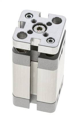 ISO 21287 Compacte Dubbelwerkende Cilinder 20-25mm - Magnetisch - Niet-roterend