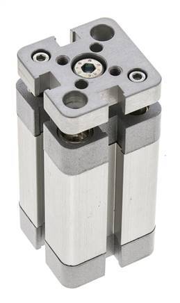 ISO 21287 Compacte Dubbelwerkende Cilinder 20-30mm - Magnetisch - Niet-roterend