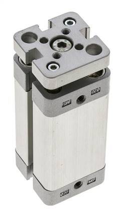 ISO 21287 Compacte Dubbelwerkende Cilinder 20-40mm - Magnetisch - Niet-roterend
