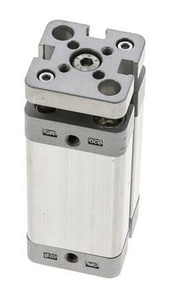 ISO 21287 Compacte Dubbelwerkende Cilinder 20-40mm - Magnetisch - Niet-roterend
