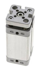 ISO 21287 Compacte Dubbelwerkende Cilinder 20-40mm - Magnetisch - Niet-roterend