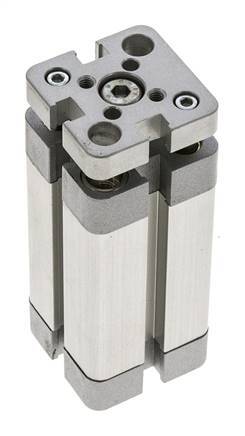 ISO 21287 Compacte Dubbelwerkende Cilinder 20-40mm - Magnetisch - Niet-roterend