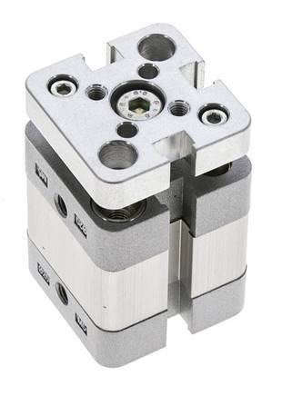 ISO 21287 Compacte Dubbelwerkende Cilinder 20-5mm - Magnetisch - Niet-roterend