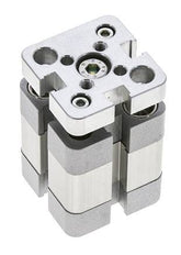 ISO 21287 Compacte Dubbelwerkende Cilinder 20-5mm - Magnetisch - Niet-roterend