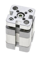 ISO 21287 Compacte Dubbelwerkende Cilinder 20-5mm - Magnetisch - Niet-roterend