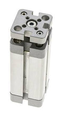 ISO 21287 Compacte Dubbelwerkende Cilinder 20-50mm - Magnetisch - Niet-roterend