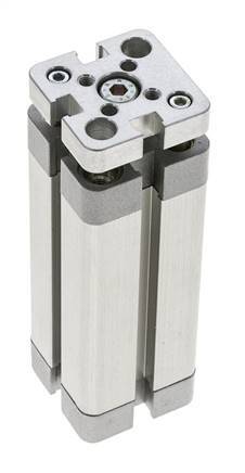 ISO 21287 Compacte Dubbelwerkende Cilinder 20-60mm - Magnetisch - Niet-roterend