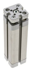 ISO 21287 Compacte Dubbelwerkende Cilinder 20-80mm - Magnetisch - Niet-roterend
