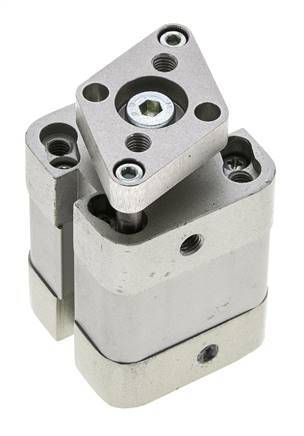 ISO 21287 Compacte Dubbelwerkende Cilinder 25-10mm - Magnetisch - Niet-roterend