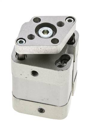 ISO 21287 Compacte Dubbelwerkende Cilinder 25-10mm - Magnetisch - Niet-roterend