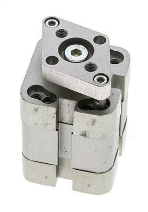 ISO 21287 Compacte Dubbelwerkende Cilinder 25-10mm - Magnetisch - Niet-roterend
