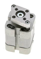 ISO 21287 Compacte Dubbelwerkende Cilinder 25-10mm - Magnetisch - Niet-roterend