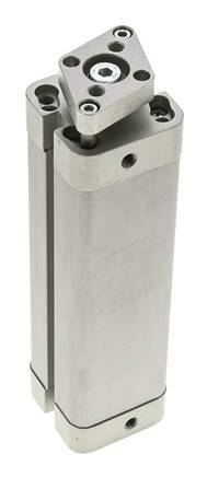 ISO 21287 Compacte Dubbelwerkende Cilinder 25-100mm - Magnetisch - Niet-roterend