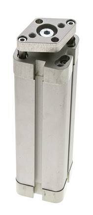 ISO 21287 Compacte Dubbelwerkende Cilinder 25-100mm - Magnetisch - Niet-roterend