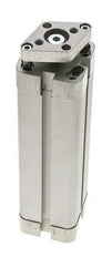 ISO 21287 Compacte Dubbelwerkende Cilinder 25-100mm - Magnetisch - Niet-roterend