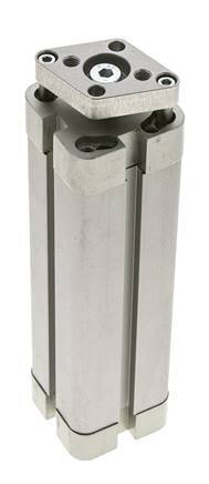 ISO 21287 Compacte Dubbelwerkende Cilinder 25-100mm - Magnetisch - Niet-roterend