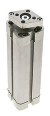 ISO 21287 Compacte Dubbelwerkende Cilinder 25-100mm - Magnetisch - Niet-roterend