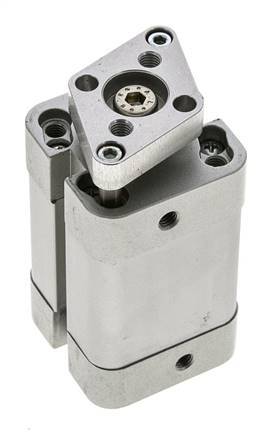 ISO 21287 Compacte Dubbelwerkende Cilinder 25-25mm - Magnetisch - Niet-roterend