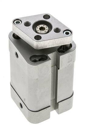 ISO 21287 Compacte Dubbelwerkende Cilinder 25-25mm - Magnetisch - Niet-roterend