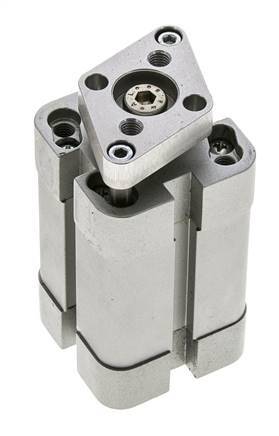 ISO 21287 Compacte Dubbelwerkende Cilinder 25-25mm - Magnetisch - Niet-roterend