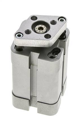 ISO 21287 Compacte Dubbelwerkende Cilinder 25-25mm - Magnetisch - Niet-roterend