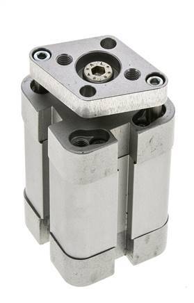 ISO 21287 Compacte Dubbelwerkende Cilinder 25-25mm - Magnetisch - Niet-roterend